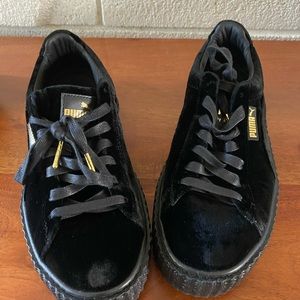 Black Velvet Fenty Creepers